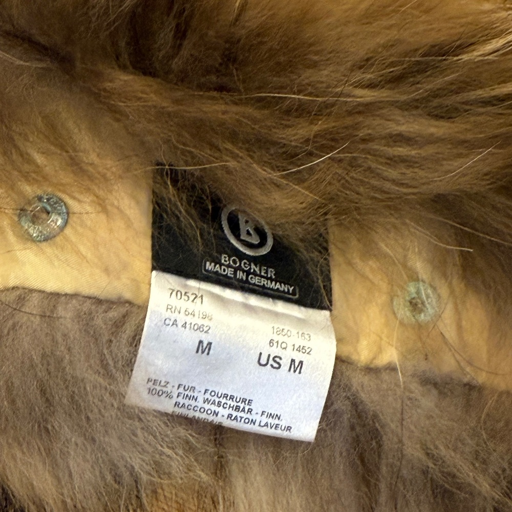 Bogner Raccoon Fur Trim for a Jacket/Hood